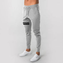 Load image into Gallery viewer, Fitness Muscle Gray Jogging Pants Solid Running Pants Men Sport Pencil Pants Men Cotton Soft Bodybuilding Joggers Gym Trousers

