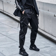 Load image into Gallery viewer, New Joggers Cargo Pants Men Fashion Ribbons Pocket Harem Trousers Sweatpants Men Hip Hop Harajuku Streetwear Casual Pants
