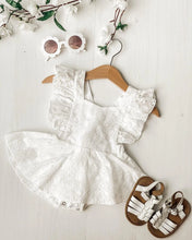 Load image into Gallery viewer, Lace Ruffle Baby Girl Bodysuit
