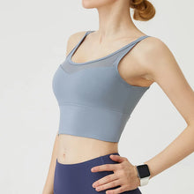 Load image into Gallery viewer, Sports Bra for Women Gym Shockproof Mesh Sports Quick-drying Bra Running Fitness Yoga Women Training Sports Underwear
