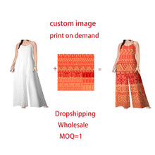 Load image into Gallery viewer, Fall New Fashion Polyester Cotton Polynesian Rompers Plus Size Women'S Clothing Custom Prom Samoan Jumpsuits
