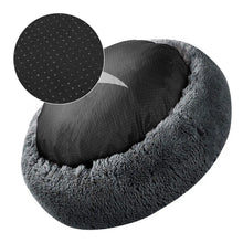 Load image into Gallery viewer, 40-110cm Round Pet Bed for Large Dog Bed Super Soft Cat Bed Long Plush Dog House for Medium Dog House Winter Warm Sleeping
