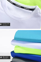 Load image into Gallery viewer, Men's Fitness Gym T Shirts 2020 Shirt Homme Running Men Designer Quick Dry T-Shirts Running Slim Fit Tops Tees Sport Muscle Tee
