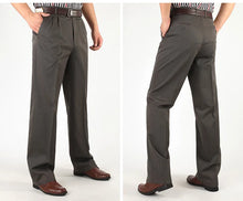 Load image into Gallery viewer, Classic Pleated Cotton Business Trousers
