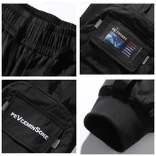 Load image into Gallery viewer, New Joggers Cargo Pants Men Fashion Ribbons Pocket Harem Trousers Sweatpants Men Hip Hop Harajuku Streetwear Casual Pants

