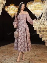 Load image into Gallery viewer, Wholesale Stocklot Cheap Price Factory Direct Hotsale Woven Polyester Floral Jacquard in Stock Fabric for Making Women Dresses
