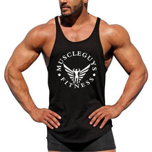 Load image into Gallery viewer, Workout Clothing Fitness Top Men Gym Tank  Mens Bodybuilding Brand Vest Muscle Sleeveless Singlets Fashion Sports Shirt
