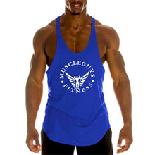 Load image into Gallery viewer, Workout Clothing Fitness Top Men Gym Tank  Mens Bodybuilding Brand Vest Muscle Sleeveless Singlets Fashion Sports Shirt
