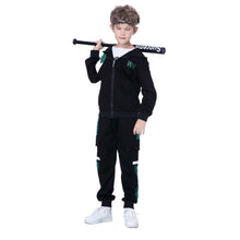 Load image into Gallery viewer, Kids Tracksuits,Teen Boys School Sweatsuits,Fashion Cotton Hooded Tops + Pants Set,Soft Children's Long Sleeve Sportswear
