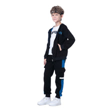 Load image into Gallery viewer, Kids Tracksuits,Teen Boys School Sweatsuits,Fashion Cotton Hooded Tops + Pants Set,Soft Children's Long Sleeve Sportswear

