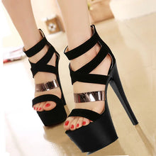 Load image into Gallery viewer, Ultra High Platform Stiletto Sandals
