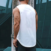 Load image into Gallery viewer, Gym Tank Tops Bodybuilding Fitness Sleeveless T Shirt Men Mesh Printed Workout Stringer Singlets Summer Casual Sports Vest Men
