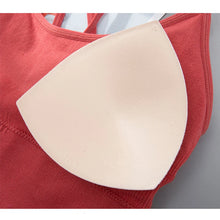 Load image into Gallery viewer, Sports Bra Womens Cross Back Sport Bras Padded Strappy Cross Cropped Bras Yoga Crop Top Workout Fitness Bras Bralette
