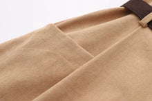 Load image into Gallery viewer, Irregular Pocket High Waist Midi
