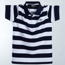 Load image into Gallery viewer, Contrast Stripe Summer Polo Shirt
