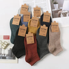 Load image into Gallery viewer, Men’s Cotton Ankle Socks 5-Pair Pack
