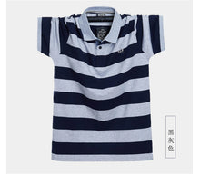 Load image into Gallery viewer, Contrast Stripe Summer Polo Shirt
