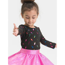 Load image into Gallery viewer, Girls Rainbow Lightning Ballet Top
