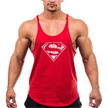 Load image into Gallery viewer, Gym Muscle Fitness Training Running Vest Clothing Tank Top Mens Bodybuilding Sleeveless Singlets Fashion Workout  Undershirt
