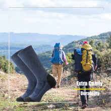 Load image into Gallery viewer, Merino Wool Hiking Crew Socks
