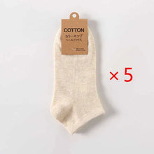 Load image into Gallery viewer, 5/10 pairs Cotton Men Socks Pack Breathable Sock Set High Quality Short Socks Black Ankle Short Gift For Man Size 39-44 Sox sock
