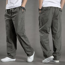 Load image into Gallery viewer, Loose Cotton Cargo Work Pants
