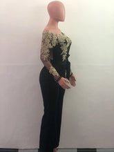Load image into Gallery viewer, Elegant Off Shoulder Lace Jumpsuit
