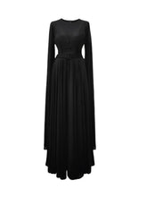 Load image into Gallery viewer, Long Sleeve Thin Pure Color Temperament Retro Chiffon Casual Women Dresses
