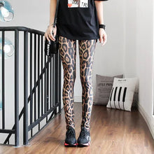 Load image into Gallery viewer, Women Leggings High Waist Cartoon Comic Beauty Print Trousers Soft Female Casual Elastic Pant
