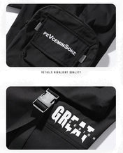 Load image into Gallery viewer, New Joggers Cargo Pants Men Fashion Ribbons Pocket Harem Trousers Sweatpants Men Hip Hop Harajuku Streetwear Casual Pants
