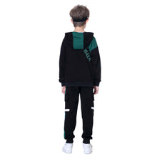 Load image into Gallery viewer, Kids Tracksuits,Teen Boys School Sweatsuits,Fashion Cotton Hooded Tops + Pants Set,Soft Children's Long Sleeve Sportswear
