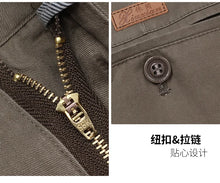 Load image into Gallery viewer, Classic Pleated Cotton Business Trousers
