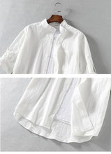 Load image into Gallery viewer, Cotton Linen Casual Summer Shirt
