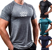 Load image into Gallery viewer, Men’s Oversized Athletic Bodybuilding T-Shirt
