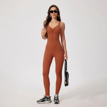 Load image into Gallery viewer, Quick Dry Seamless Yoga Jumpsuit
