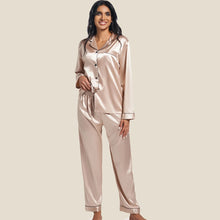 Load image into Gallery viewer, Silky Satin Plus Size Pajamas

