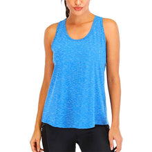 Load image into Gallery viewer, Yoga Shirt Female New Style T-Shirt Loose Fitness Tops Vest Women Sleeveless Sport Tee Quick-Drying Gym Running Workout Blouse
