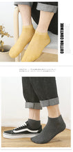 Load image into Gallery viewer, 5/10 pairs Cotton Men Socks Pack Breathable Sock Set High Quality Short Socks Black Ankle Short Gift For Man Size 39-44 Sox sock
