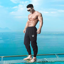 Load image into Gallery viewer, Joggers Pants Men Muscle Fitness Running Pants Training Sport Quick Dry Gym Training Sweatpants Bodybuilding Beam Mouth Trouser
