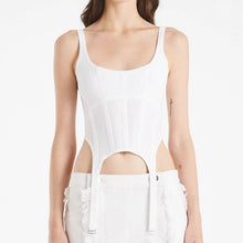 Load image into Gallery viewer, Summer Women Tube Top Corset For Girls Ribbed Sleeveless White Black Gray Blue Y2k Solid Basic Crop Tank Top Camis Fairy Grunge
