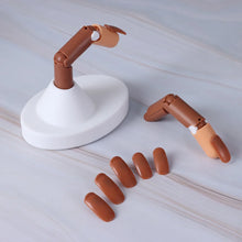 Load image into Gallery viewer, Nail Art Practice Finger With Design Adjustable Acrylic Model Hands Nail Tips Swatches Display Professional DIY Manicure Tool
