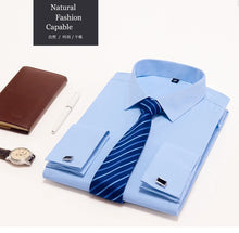 Load image into Gallery viewer, Classic French Cuff Tuxedo Shirt
