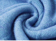 Load image into Gallery viewer, Pink Turtleneck Winter Knit Pullover
