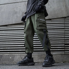 Load image into Gallery viewer, New Joggers Cargo Pants Men Fashion Ribbons Pocket Harem Trousers Sweatpants Men Hip Hop Harajuku Streetwear Casual Pants
