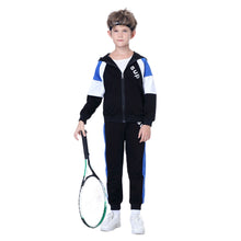 Load image into Gallery viewer, Kids Tracksuits,Teen Boys School Sweatsuits,Fashion Cotton Hooded Tops + Pants Set,Soft Children's Long Sleeve Sportswear
