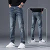 Load image into Gallery viewer, Men’s Stretch Denim Straight-Leg Jeans
