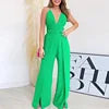Load image into Gallery viewer, Women Spring Plus Size Trend Africa Wide Leg Pants Bodysuit Stitching Solid Casual Wide Leg Size Jumpsuit
