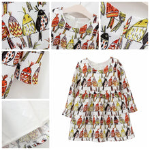 Load image into Gallery viewer, Printed Flower Casual Girls Dress
