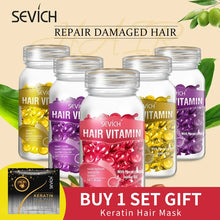 Load image into Gallery viewer, Keratin Vitamin Hair Oil Capsules
