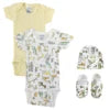 Load image into Gallery viewer, Unisex Newborn 4pc Clothing Set
